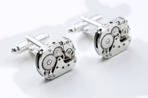 steampunk jewelry mens cufflinks