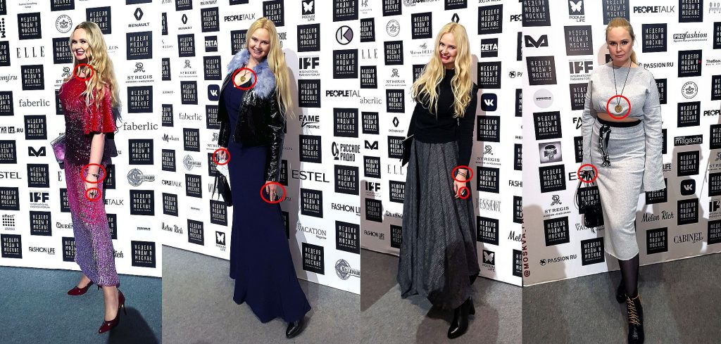 Elena Khlibko at Moscow Fashion Week. Celebrity news