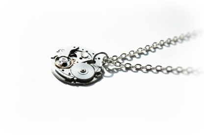 steampunk vintage watch necklace