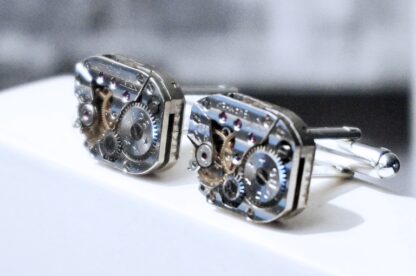 steampunk jewelry mens cufflinks