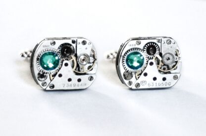 steampunk jewelry mens cufflinks gift for him