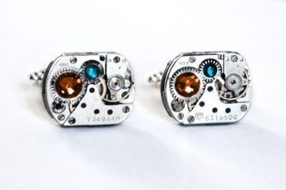 steampunk jewelry mens cufflinks gift for him