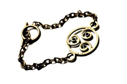 Steampunk BDSM jewelry triskele bracelete submissive dominant