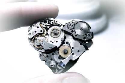 steampunk metal broken heart pin brooch