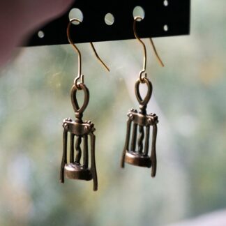 steampunk bdsm vinery earrings