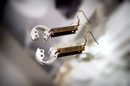 steampunk bdsm earrings