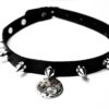 Steampunk bdsm submissive slave leather collar