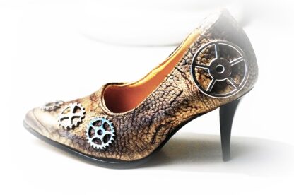 steampunk industrial souvenir shoe