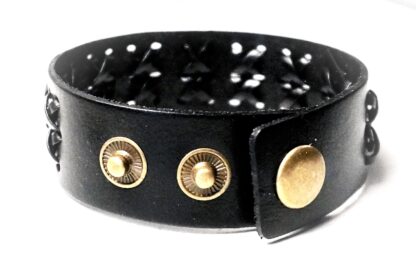 Steampunk BDSM bracelet mens cuff