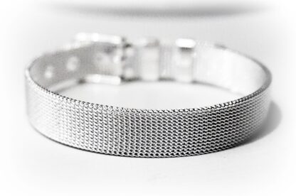 BDSM jewelry silver bracelet cuff submissive dominant lock