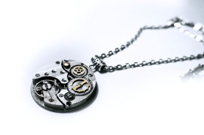 Steampunk bdsm necklace pendant collar