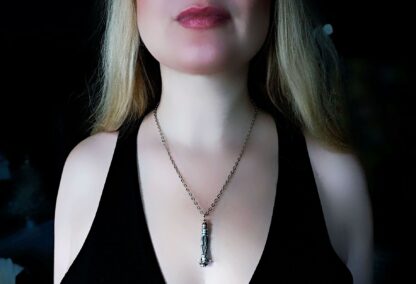 BDSM submissive collar bottle necklace