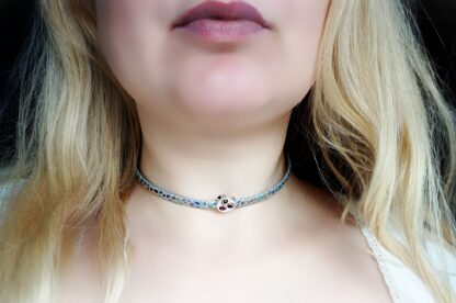 BDSM jewelry symbol triskele day collar
