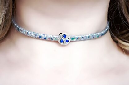 BDSM jewelry symbol triskele day collar