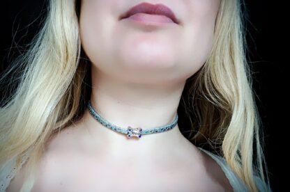 BDSM submissive collar subspace choker psychedelic