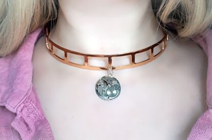 BDSM jewelry submissive collar metal choker