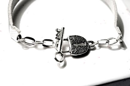 BDSM symbol triskele bracelet cuff
