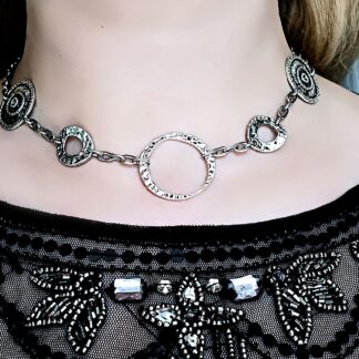 Submissive BDSM collar necklace