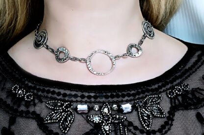 Submissive BDSM collar necklace