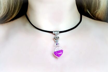 triskele bdsm symbol bottle necklace