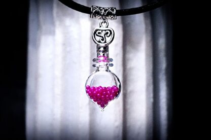 triskele bdsm symbol bottle necklace