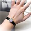 Leather bracelet cuff hippie clothing psychedelic