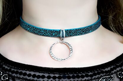 Submissive collar choker o ring necklace