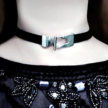 Submissive collar Steampunk BDSM necklace