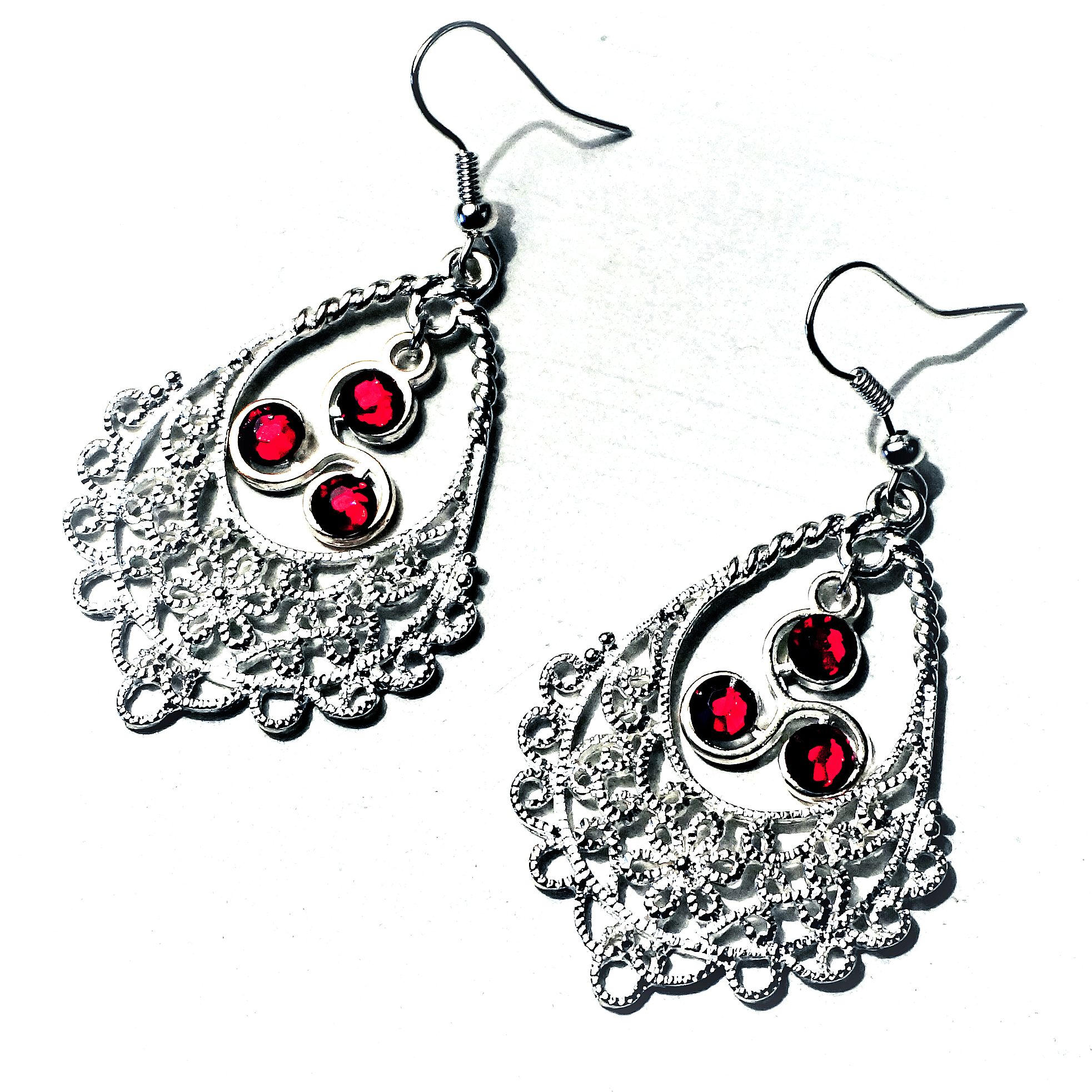 Steampunk BDSM jewelry symbol triskele emblem earrings Marrakesh ...