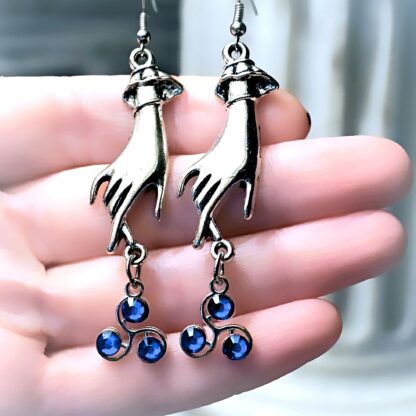 BDSM jewelry triskele emblem earrings Marrakesh