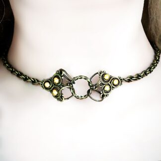 Submissive day collar o ring choker Steampunk BDSM