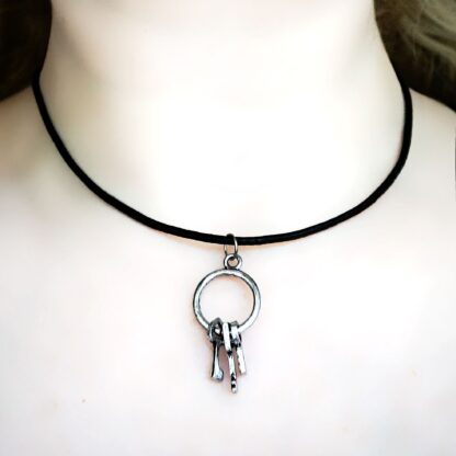 Submissive day collar key necklace bdsm jewelry dominant slave
