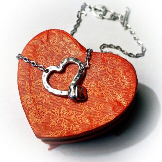 Heart pendant dominant gift for subs