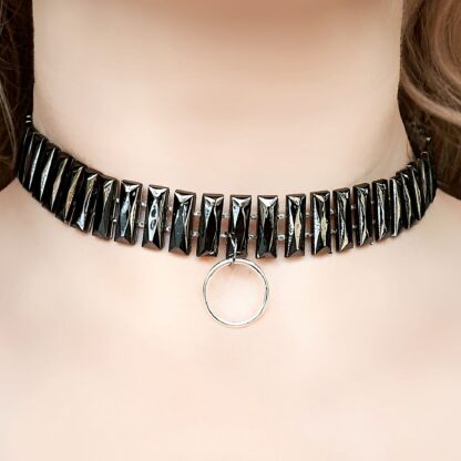 Submissive day collar Steampunk BDSM jewelry necklace