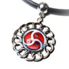 Steampunk BDSM jewelry submissive day collar triskele necklace triskelion symbol