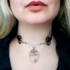 Стимпанк БДСМ украшение подвеска госпожи онейроид сабспейс рейв одежда фестивальные наряды