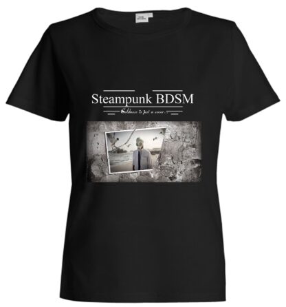 Стимпанк БДСМ одежда футболка женская апокалиптический киберпанк противогаз