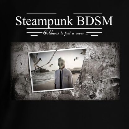Steampunk BDSM clothing t-shirt apocalyptic cyberpunk gas mask