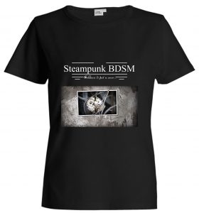 Стимпанк БДСМ одежда футболка чёрная мужская женская