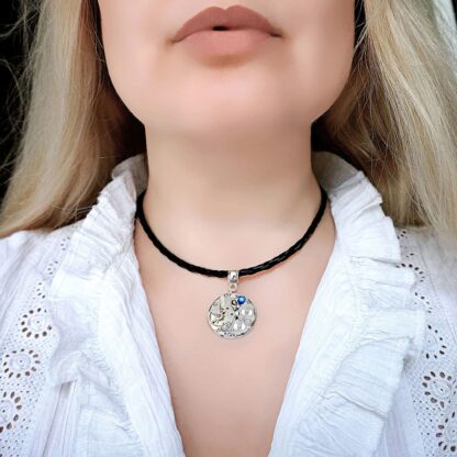 Steampunk BDSM jewelry dominatrix mistress woman necklace