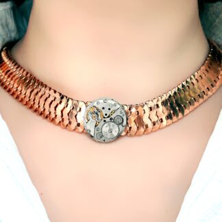 Steampunk BDSM jewelry submissive day collar metal choker necklace