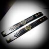 Steampunk BDSM jewelry mens leather bracelet triskele symbol