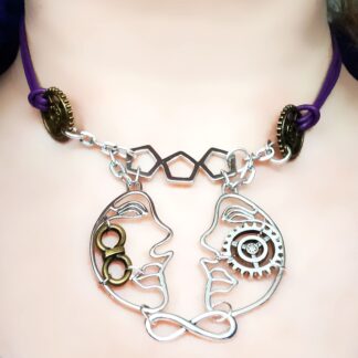 Steampunk BDSM jewelry submissive day collar dominant necklace