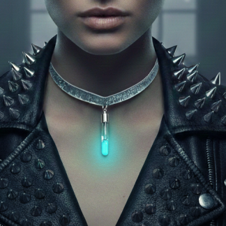 fluorescent bottle pendant