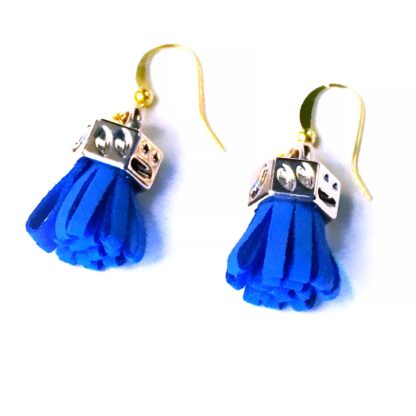 Steampunk BDSM jewelry fringe earrings