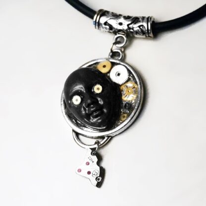 Steampunk BDSM jewelry cyberpunk collar industrial necklace mad max robot