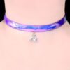 Steampunk BDSM jewelry submissive day collar triskele symbol subspace necklace