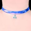 Steampunk BDSM jewelry submissive day collar triskele symbol subspace necklace