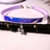 Steampunk BDSM jewelry submissive day collar triskele symbol subspace necklace