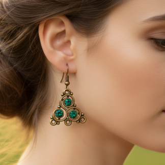 Triskele earrings Marrakesh style